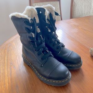 Dr.Marten fur lined boots